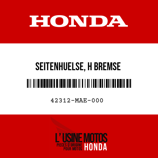 image de 42312-MAE-000 SEITENHUELSE, H BREMSE