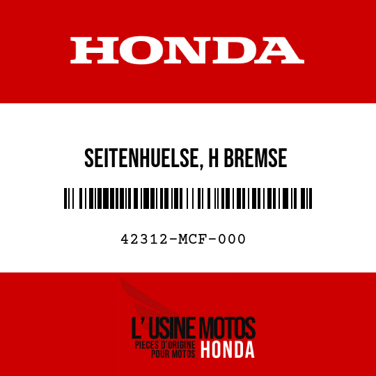 image de 42312-MCF-000 SEITENHUELSE, H BREMSE