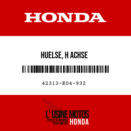 image de 42313-K04-932 HUELSE, H ACHSE