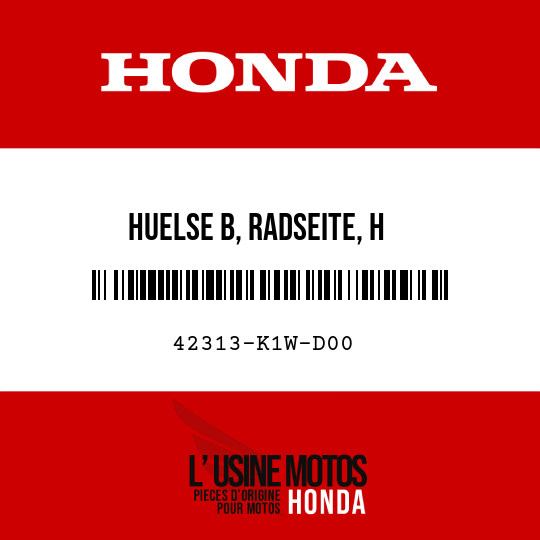 image de 42313-K1W-D00 HUELSE B, RADSEITE, H