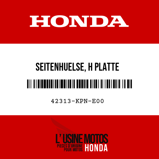 image de 42313-KPN-E00 SEITENHUELSE, H PLATTE