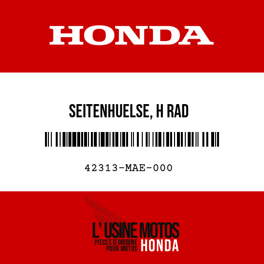 image de 42313-MAE-000 SEITENHUELSE, H RAD