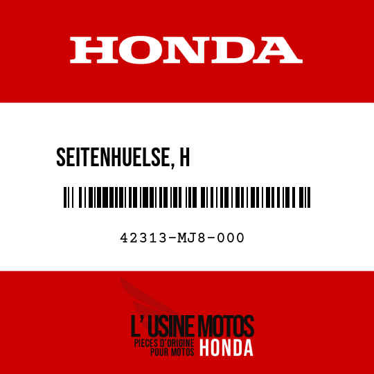 image de 42313-MJ8-000 SEITENHUELSE, H              BREMSANKERPLATTE