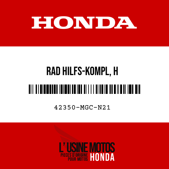 image de 42350-MGC-N21 RAD HILFS-KOMPL, H