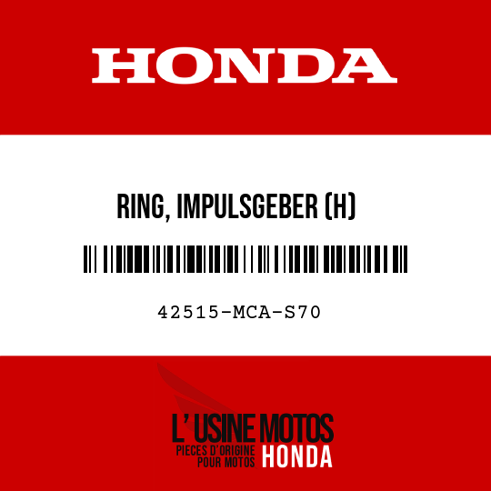 image de 42515-MCA-S70 RING, IMPULSGEBER (H)