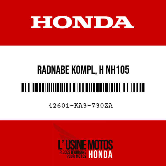 image de 42601-KA3-730ZA RADNABE KOMPL, H NH105 