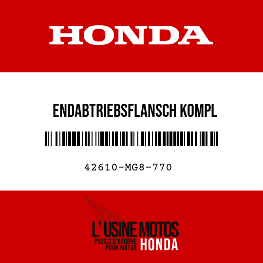 image de 42610-MG8-770 ENDABTRIEBSFLANSCH KOMPL