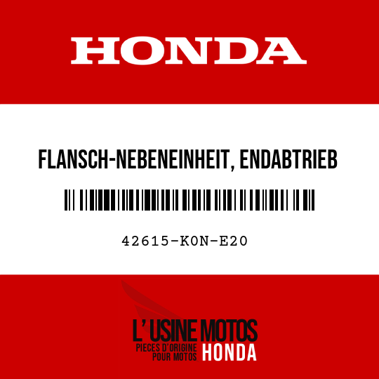 image de 42615-K0N-E20 FLANSCH-NEBENEINHEIT, ENDABTRIEB