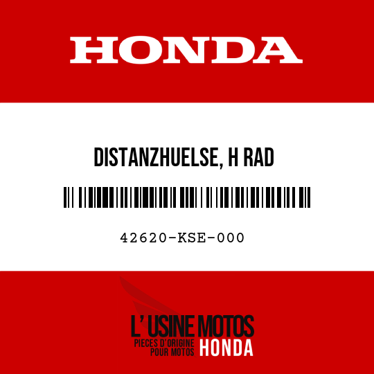 image de 42620-KSE-000 DISTANZHUELSE, H RAD