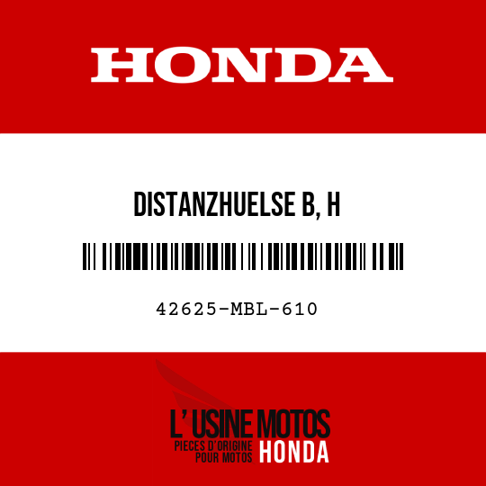 image de 42625-MBL-610 DISTANZHUELSE B, H