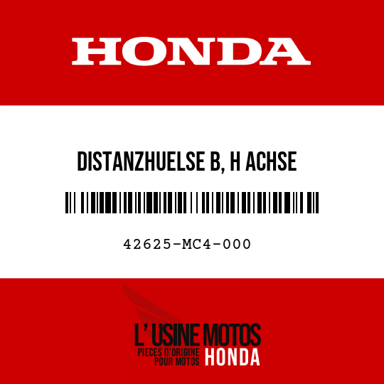 image de 42625-MC4-000 DISTANZHUELSE B, H ACHSE