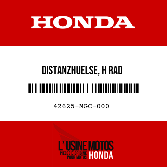 image de 42625-MGC-000 DISTANZHUELSE, H RAD
