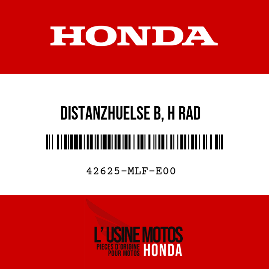 image de 42625-MLF-E00 DISTANZHUELSE B, H RAD