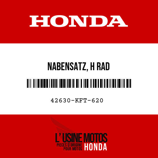 image de 42630-KFT-620 NABENSATZ, H RAD
