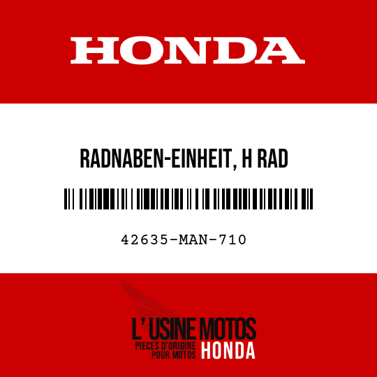image de 42635-MAN-710 RADNABEN-EINHEIT, H RAD