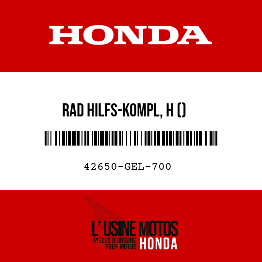 image de 42650-GEL-700 RAD HILFS-KOMPL, H ()