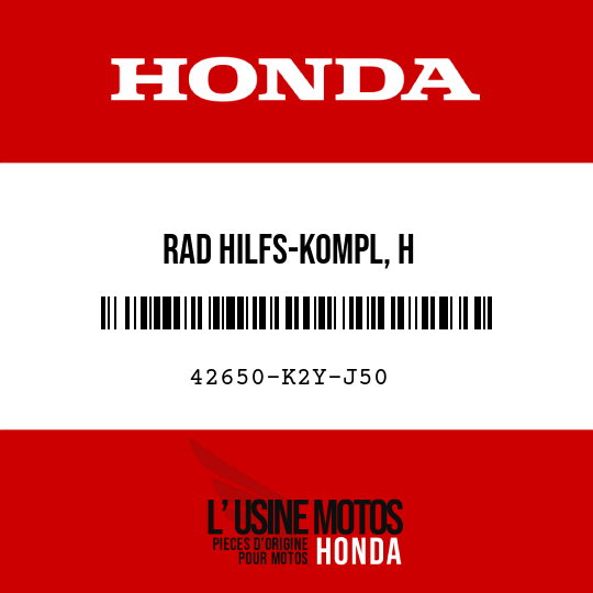 image de 42650-K2Y-J50 RAD HILFS-KOMPL, H