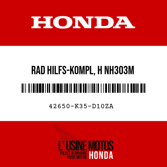 image de 42650-K35-D10ZA RAD HILFS-KOMPL, H NH303M