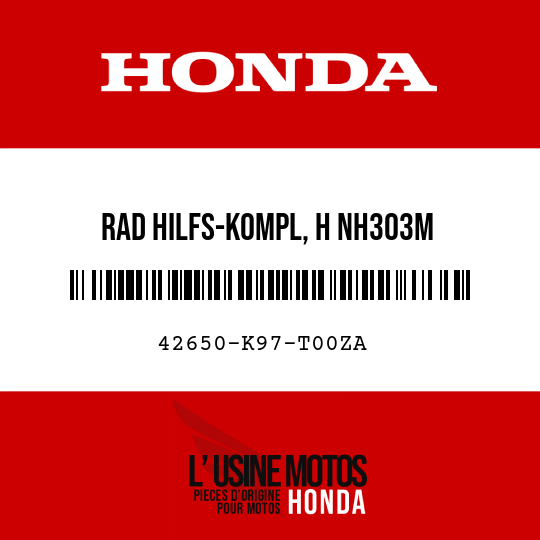 image de 42650-K97-T00ZA RAD HILFS-KOMPL, H NH303M