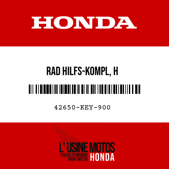 image de 42650-KEY-900 RAD HILFS-KOMPL, H