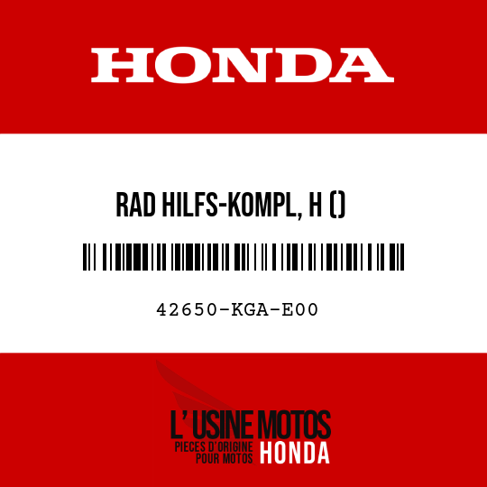 image de 42650-KGA-E00 RAD HILFS-KOMPL, H ()