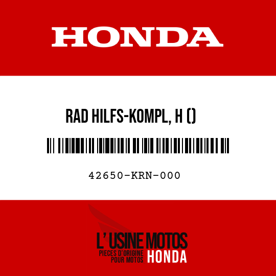image de 42650-KRN-000 RAD HILFS-KOMPL, H ()