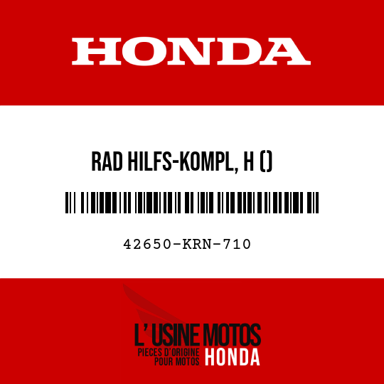 image de 42650-KRN-710 RAD HILFS-KOMPL, H ()