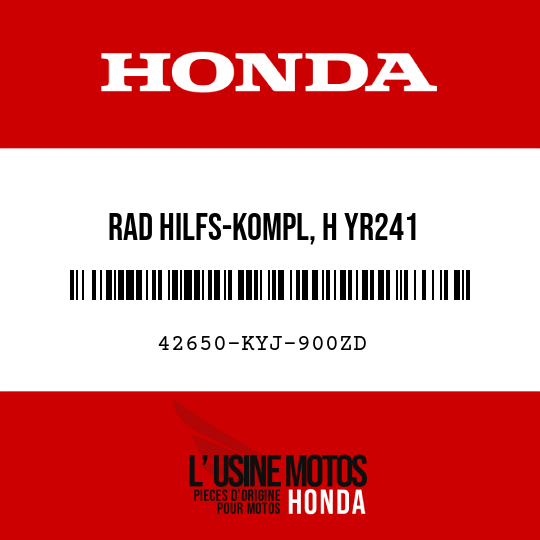 image de 42650-KYJ-900ZD RAD HILFS-KOMPL, H YR241