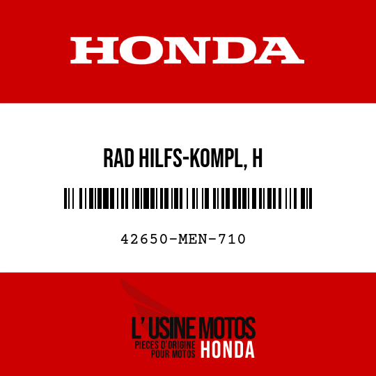 image de 42650-MEN-710 RAD HILFS-KOMPL, H