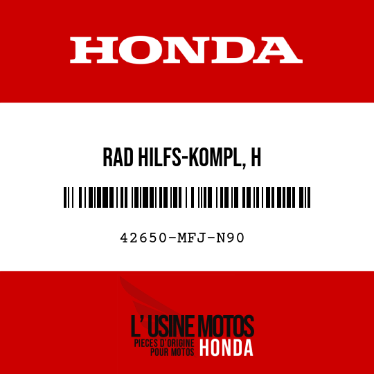 image de 42650-MFJ-N90 RAD HILFS-KOMPL, H