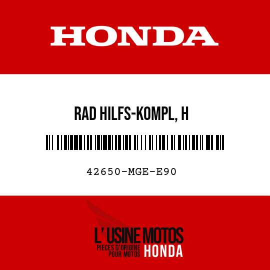 image de 42650-MGE-E90 RAD HILFS-KOMPL, H