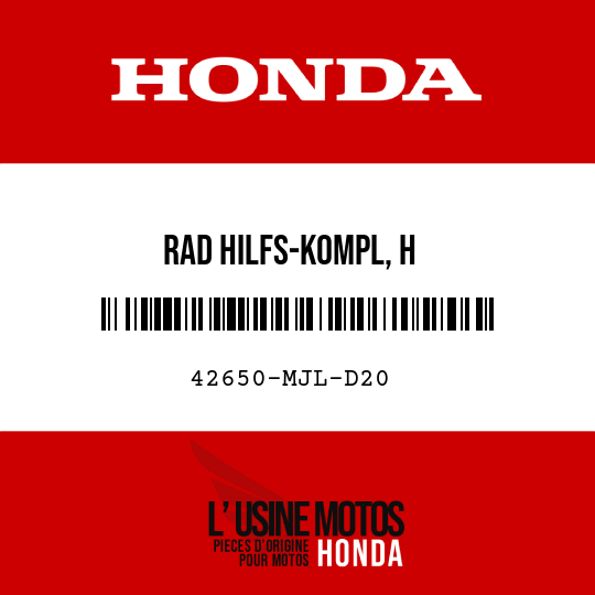image de 42650-MJL-D20 RAD HILFS-KOMPL, H