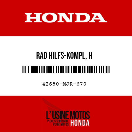 image de 42650-MJR-670 RAD HILFS-KOMPL, H