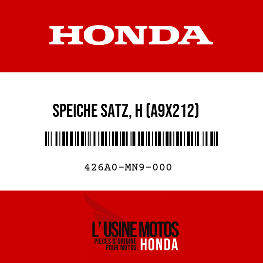 image de 426A0-MN9-000 SPEICHE SATZ, H (A9X212)