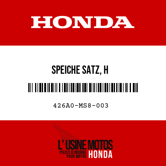 image de 426A0-MS8-003 SPEICHE SATZ, H