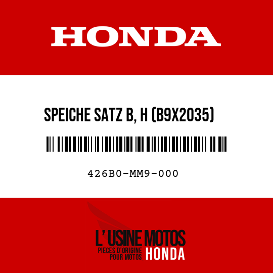 image de 426B0-MM9-000 SPEICHE SATZ B, H (B9X2035)