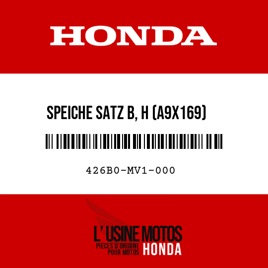 image de 426B0-MV1-000 SPEICHE SATZ B, H (A9X169)