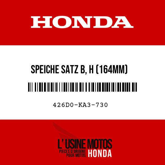 image de 426D0-KA3-730 SPEICHE SATZ B, H (164MM)