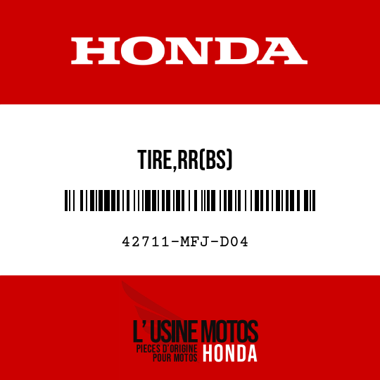 image de 42711-MFJ-D04 TIRE,RR(BS)