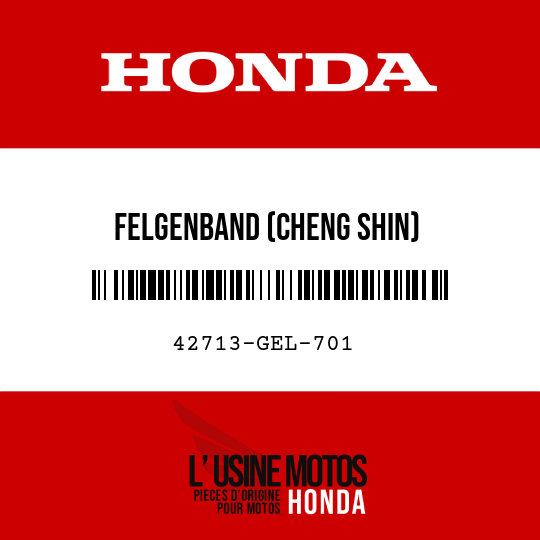 image de 42713-GEL-701 FELGENBAND (CHENG SHIN)