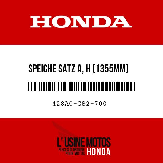 image de 428A0-GS2-700 SPEICHE SATZ A, H (1355MM)