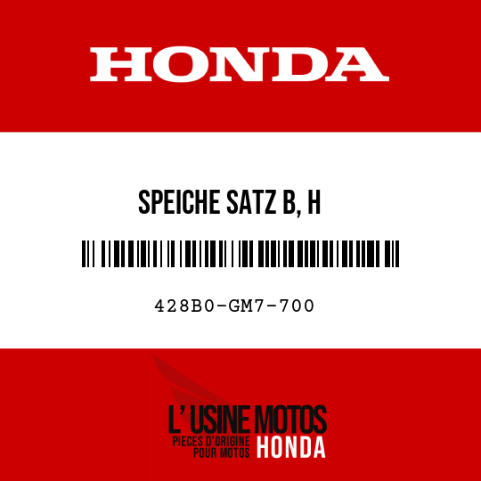 image de 428B0-GM7-700 SPEICHE SATZ B, H
