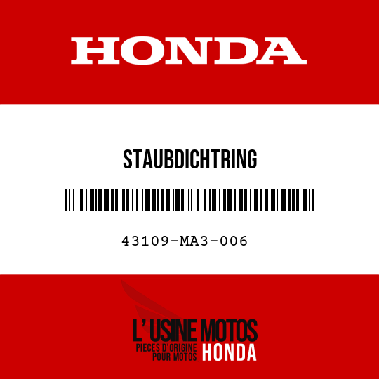 image de 43109-MA3-006 STAUBDICHTRING