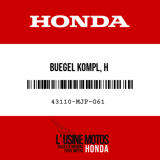 image de 43110-MJP-G61 BUEGEL KOMPL, H
