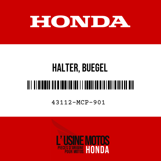 image de 43112-MCP-901 HALTER, BUEGEL