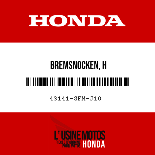 image de 43141-GFM-J10 BREMSNOCKEN, H