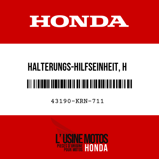 image de 43190-KRN-711 HALTERUNGS-HILFSEINHEIT, H
