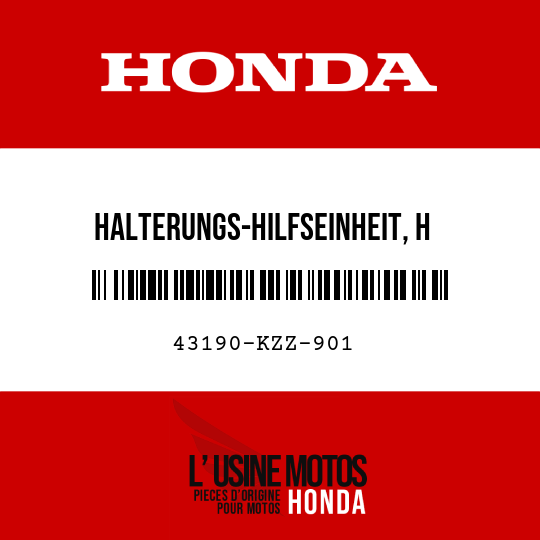 image de 43190-KZZ-901 HALTERUNGS-HILFSEINHEIT, H