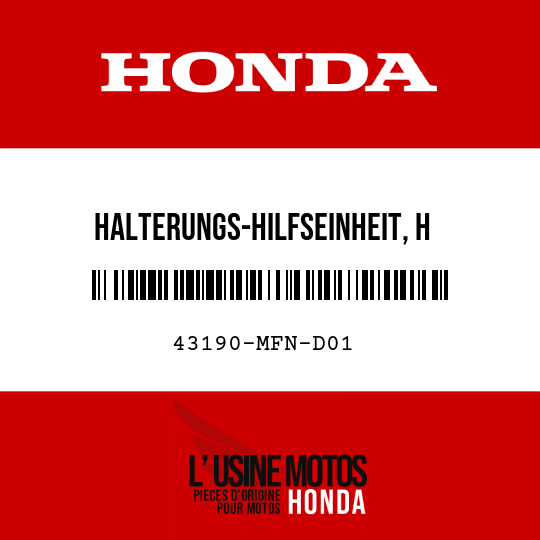 image de 43190-MFN-D01 HALTERUNGS-HILFSEINHEIT, H