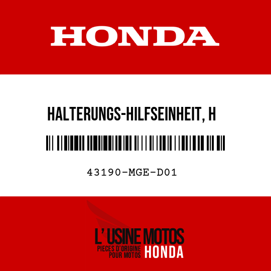 image de 43190-MGE-D01 HALTERUNGS-HILFSEINHEIT, H